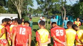 Tim Santri Provinsi Sumatera utara terus mengatur strategi bermain melaju ke 16 besar. (*Ist) 