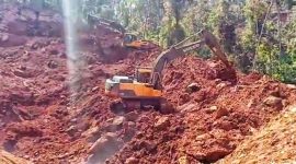 Aktivitas penambangan milik 'Alx' di wilayah eks IUP PT Hafar Indotech, di Desa Mandiodo, Kecamatan Molawe, Kabupaten Konawe Utara. (*Ist) 