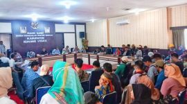 DPRD Konut bersama Masyarakat menggelar RDP polemik lahan di PT CDS pada aksi sebelumnya. (*Ist) 