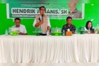Hendrik Johanes, Anggota Komisi II DPRD Konawe Utara jaring aspirasi masyarakat. (*Ist) 