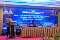 Rakor Pemilu 2024 Pemilihan umum serentak tahun 2024 Provinsi Sultra, di Hotel Swiss kendari, Selasa 15 November 2022. (*Ist) 