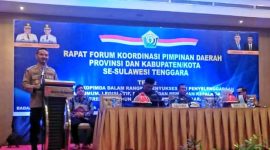 Rakor Pemilu 2024 Pemilihan umum serentak tahun 2024 Provinsi Sultra, di Hotel Swiss kendari, Selasa 15 November 2022. (*Ist) 