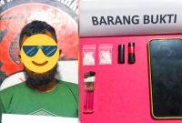 Satresnarkoba Polres Konsel berhasil mengamankan Pelaku A bersama 2 gram bb jenis shabu. Jumat, (18/11/2022). (*Rul) 