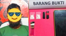 Satresnarkoba Polres Konsel berhasil mengamankan Pelaku A bersama 2 gram bb jenis shabu. Jumat, (18/11/2022). (*Rul) 