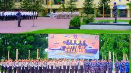 Peringatan HUT Polairud ke-77 di Polda Sultra. 