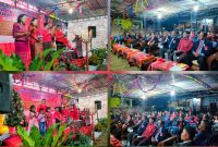Perayaan Natal Keluarga Besar Simbolon Dohot Boruna berlangsung meriah dan penuh sukacita. (*Hadi/Kr). 