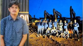 Andi Arman (Kiri), dan Dokumentasi Tim Tipidter Ditreskrimsus Polda Sultra OTT Tambang Ilegal PT Cahaya Mineral Investama. Jumat lalu, (04/11/2022), di eks lokasi IUP PT Hafar Indotech di Blok Mandiodo, Konawe Utara (*Ist).