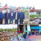 H. Muhammad Nuh, MSP bersama Ketua Majelis Ulama Indonesia Kabupaten Humbanghasundutan, H. Arifin Sihite mengunjungi warga Sihite II. (*Ist) 