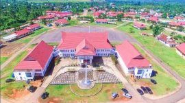 Kompleks Perkantoran Bupati, Ibu Kota Konawe Utara. (*Ist) 