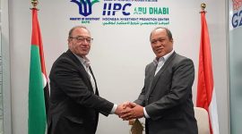 Menteri perekonomian Uni Emirat Arab (UEA) mengundang resmi Bupati Konut, Ruksamin menghadiri acara konferensi tahunan kedua investopia di Abu Dhabi, mulai tanggal 2 sampai 3 Maret 2023. (*Ist) 