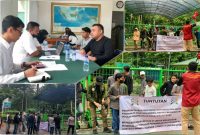 Massa Aksi kembali mendesak KLHK RI dan Mabes Polri segera Proses Hukum Dirut PT TMM. Rabu, (08/03/2023). (*Ist) 