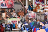 Yudhianto Mahardika sosialisasi Pembinaan Ideologi Pancasila dan Wawasan Kebangsaan, di Kelurahan Watulando, Kecamatan Puuwatu, Kota Kendari, Senin (12/6/2023). (*Ist)