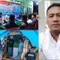 Kepala Desa Sambandete, Idrus (Kanan), dan giat Masyarakat pembangunan pos kamling serta pelaksanaan Pembinaan Siskamling, Pokdar, dan FKPM di Desa Sambandete. (*Ist)
