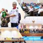 Bupati Konut, H. Ruksamin dan Badan Siber dan Sandi Negara (BSSN), menandatangani kerjasama digitalisasi daerah bertempat di Aula Mayjen TNI (Purn) dr Roebiono Kertopati BSSN, Selasa (25/7/2023).(Ist).