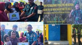 Peresmian TNI Manunggal Air Bersih Kodim 1417/Kendari dilaksanakan di Desa Morome Kec. Konda, Kab. Konsel. (*Ist)