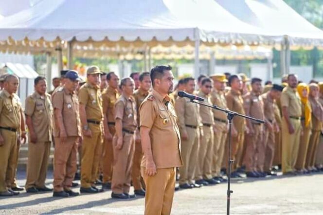 Pemkab Koltim resmi memecat dua ASN nya lalai menjalankan tugas pada Apel gabungan. (*Ist)