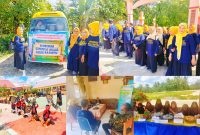 Peserta Studi Banding Kurikulum Merdeka Komunitas RA Kartini disambut hangat Keluarga besar SDN 15 Lalembuu. Sabtu, (29/07/2023). (*Yuri/Kr)
