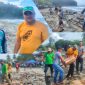 Kepala Dinas Lingkungan Hidup bersama jajarannya bahu-membahu bersihkan pantai taipa sebagai tempat lokasi peringatan HUT RI Ke-78 Tahun. Sabtu, (05/08/2023). (*Ist)