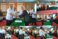 Bupati Konut, Ruksamin bersama PN Unaaha teken MoU berlangsung di Aula Anawai Ngguluri Lantai I. Rabu, (09/08/2023). (*Rul)