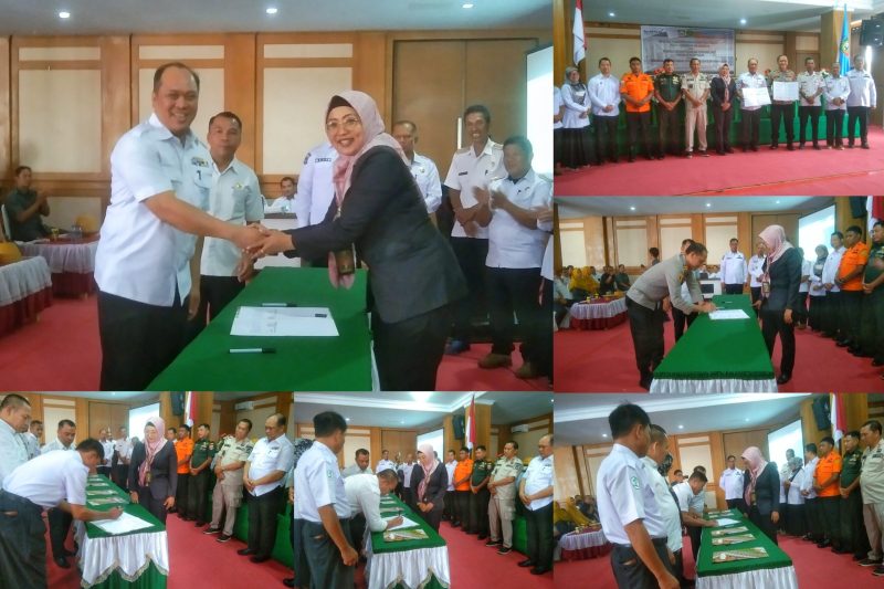 Bupati Konut, Ruksamin bersama PN Unaaha teken MoU berlangsung di Aula Anawai Ngguluri Lantai I. Rabu, (09/08/2023). (*Rul)