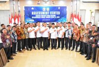 Assessment Center Seleksi Terbuka Jabatan Pimpinan Tinggi Pratama (JPTP) Eselon II B Pemkab Konut berlangsung di Aula Dachara Polda Sultra. 23-24 Agustus 2023. (*Ist)