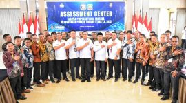Assessment Center Seleksi Terbuka Jabatan Pimpinan Tinggi Pratama (JPTP) Eselon II B Pemkab Konut berlangsung di Aula Dachara Polda Sultra. 23-24 Agustus 2023. (*Ist)
