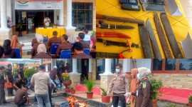 Kejari Konsel bersama Polsek Andoolo memusnakan barang bukti tindak pidana umum dan narkotika. Selasa, 19 september 2023 sekira pukul 10.30 wita.