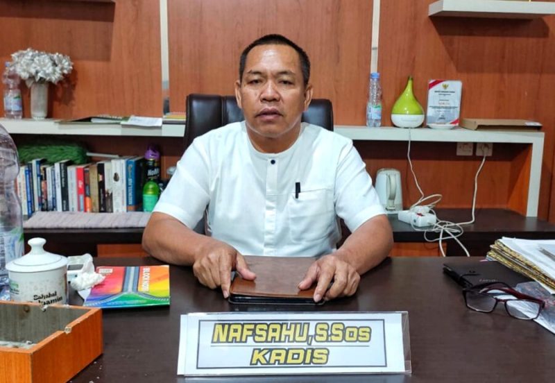 Kepala Dinas Sosial, Nafsahu, S.Sos. (*Rul)