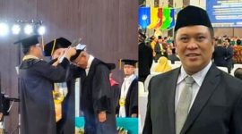 Bupati Konawe Utara, H. Ruksamin menghadiri pengukuhan Pengukuhan Pius Lustrilanang sebagai Guru Besar Unsoed.