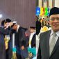 Bupati Konawe Utara, H. Ruksamin menghadiri pengukuhan Pengukuhan Pius Lustrilanang sebagai Guru Besar Unsoed.