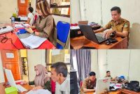 BKAD Konut persiapkan data periksaan rincian pengelolaan keuangan.