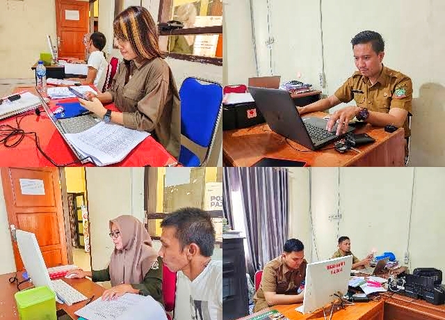 BKAD Konut persiapkan data periksaan rincian pengelolaan keuangan.