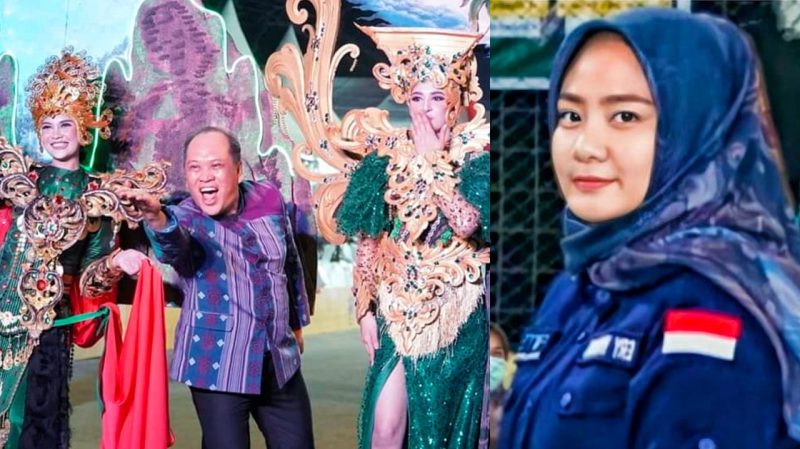 Sultra Tenun Karnaval yang berlangsung di Kota Kendari pada 2 Desember 2023.