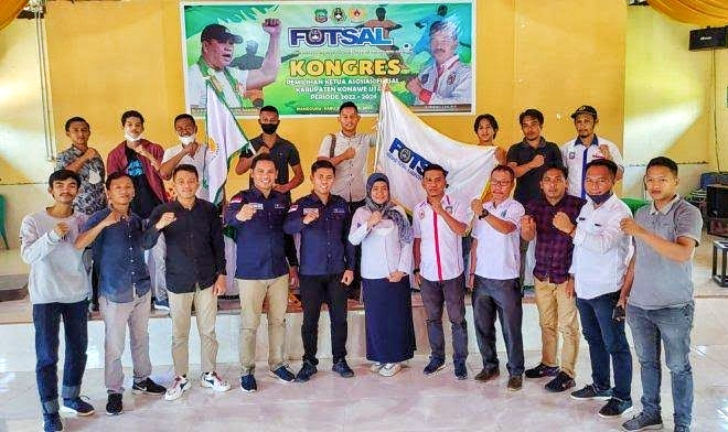 Asosiasi Futsal Kabupaten (AFK) Konut menjadi motor penggerak para atlet futsal Konawe Utara.