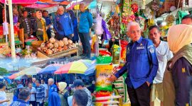 Asrun Lio melakukan pemantauan secara berkala, mulai dari masalah ketersediaan stok hingga kondisi harga di pasaran. Sabtu, (24/02/2024).