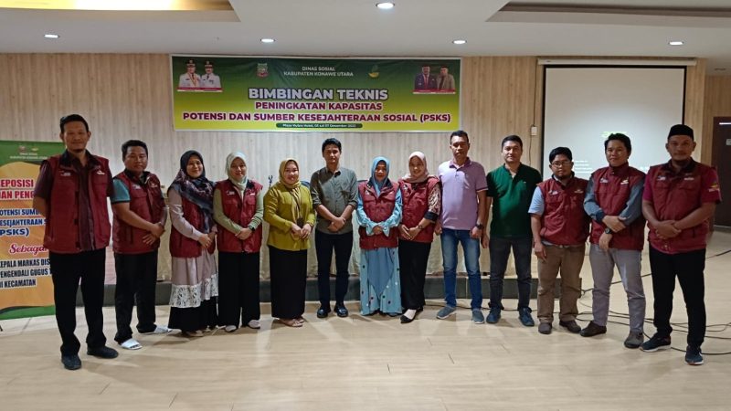 Dinsos Konut gelar Bimtek Potensi Sumber Kesejahteraan Sosial (PSKS), Rabu (20/12/2023).