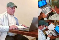 Bupati Konut, H. Ruksamin ikuti rakerwil diselenggarakan oleh Kementerian Agama Provinsi Sulawesi Tenggara melalui Zoom Meeting. Rabu, (06/04/2024).