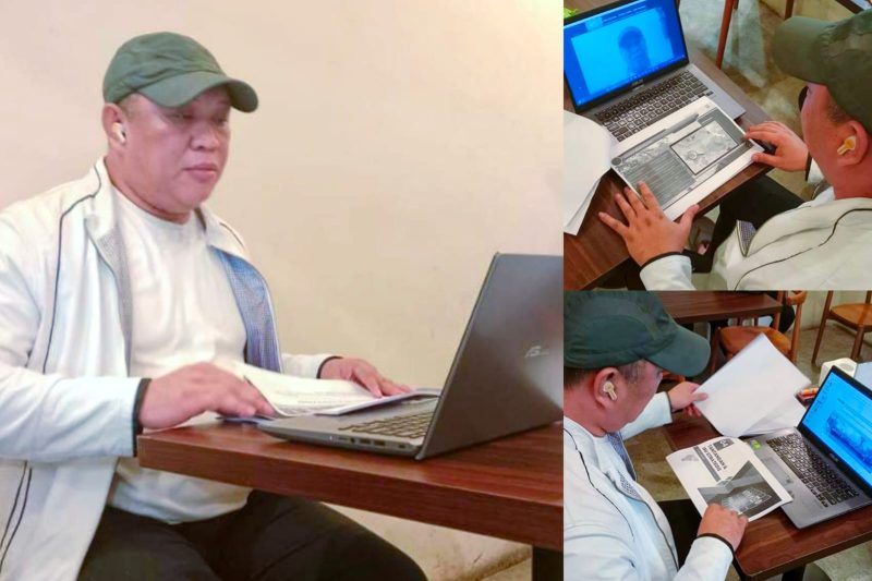 Bupati Konut, H. Ruksamin ikuti rakerwil diselenggarakan oleh Kementerian Agama Provinsi Sulawesi Tenggara melalui Zoom Meeting. Rabu, (06/04/2024).