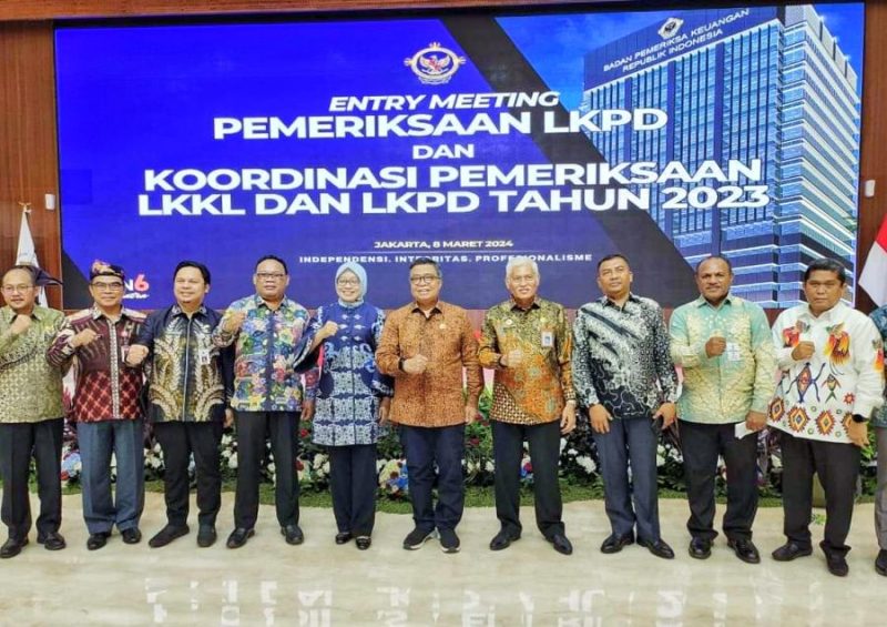 Entry Meeting Pemeriksaan LKPD dan Koordinasi Pemeriksaan LKKL dan LKPD tahun 2023 oleh BPK RI.