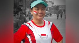 Kabag Umum dan Perlengkapan Setda Konut, Ery Husainy menyemarakkan HUT Ke-78 RI.