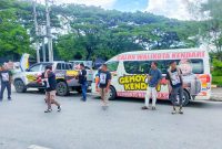 Panji Muda Wilayah (Pandawa) Sulawesi Tenggara bersama Si Gemoy Kendari berbagi di Jum'at berkah. Jum'at, (19/04/2024).