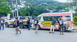 Panji Muda Wilayah (Pandawa) Sulawesi Tenggara bersama Si Gemoy Kendari berbagi di Jum'at berkah. Jum'at, (19/04/2024).