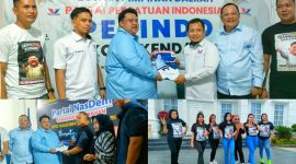 Yudhianto Mahardhika mengembalikan berkas pendaftarannya di 3 Partai Politik secara serentak, yakni Partai Perindo, PDIP dan Nasdem. Rabu, (24/04/2024).