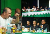 Bupati Konawe Utara, H. Ruksamin memimpin Rapat Koordinasi Penanganan Darurat Bencana di Rumah Jabatan Bupati Konut, pada Jumat malam, (10/05/2024).
