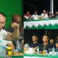 Bupati Konawe Utara, H. Ruksamin memimpin Rapat Koordinasi Penanganan Darurat Bencana di Rumah Jabatan Bupati Konut, pada Jumat malam, (10/05/2024).