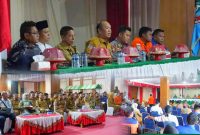 Rapat Koordinasi jelang MTQ Ke- XXX tingkat Sulawesi Tenggara berlangsung di aula lantai 1 Kantor Bupati Konut, Senin (13/5/2024).