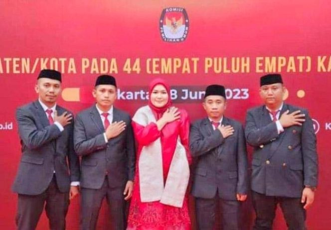 Ketua bersama Anggota Komisioner KPU Konawe Utara.