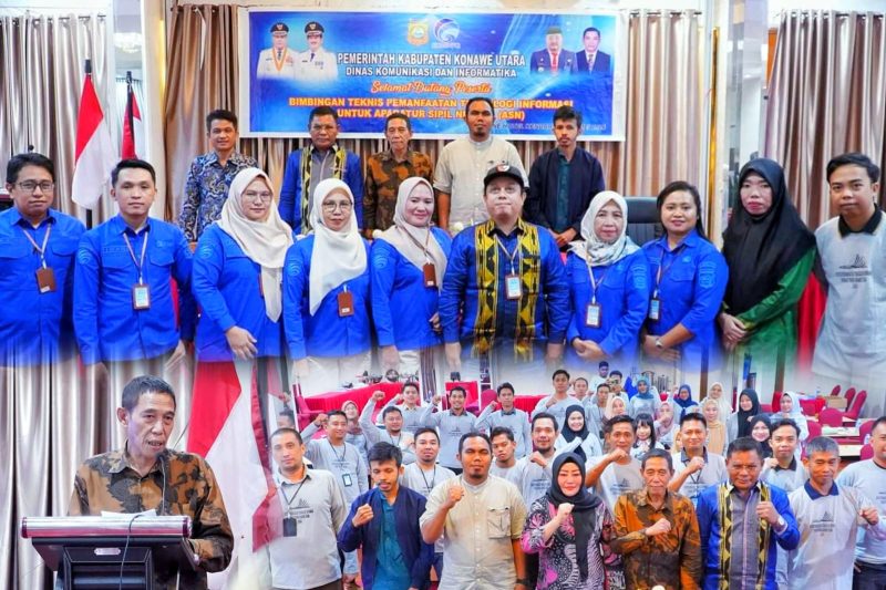 Mewakili Bupati Konut, H. Ruksamin, Asisten II Perekonomian dan Pembangunan, Rahmatulah, membuka bimtek pemanfaatan Teknologi untuk ASN berlangsung di Hotel Fortune Kendari pada Kamis, 16 Mei 2024.