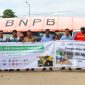 Section Head External PT. MLP, Arifin Lahay, didampingi Camat Langgikima, Tasrudin dan diterima langsung Pemerintah Kabupaten Konawe Utara melalui Kepala BPBD Konut, Aidin. Senin, (20/05/2024).
