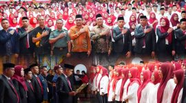 Bupati Konawe Utara Hadiri pelantikan PPS untuk pemilihan Kepala Daerah Serentak Tahun 2024, di Hotel Kubah 9 Kendari. MInggu, (26 Mei 2024).